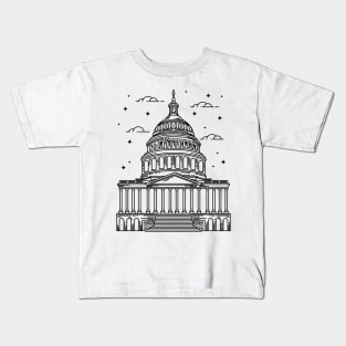 Capitol Building Kids T-Shirt